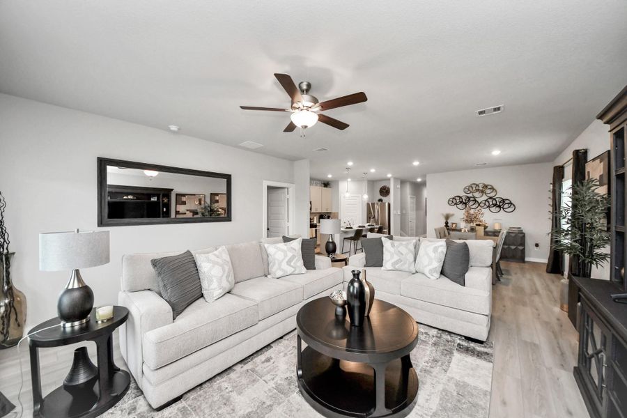 Furnished interior view inside a new home in Magnolia Place, Magnolia (Image 11).