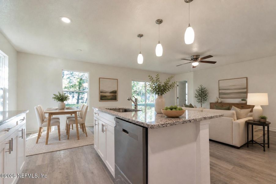 Furnished interior view inside a new home in , Jacksonville (Image 7).