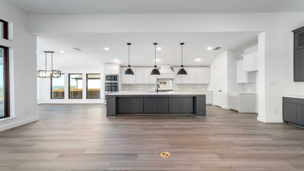 Furnished interior view inside a new home in Talon Hills 60'/70', Fort Worth (Image 10).