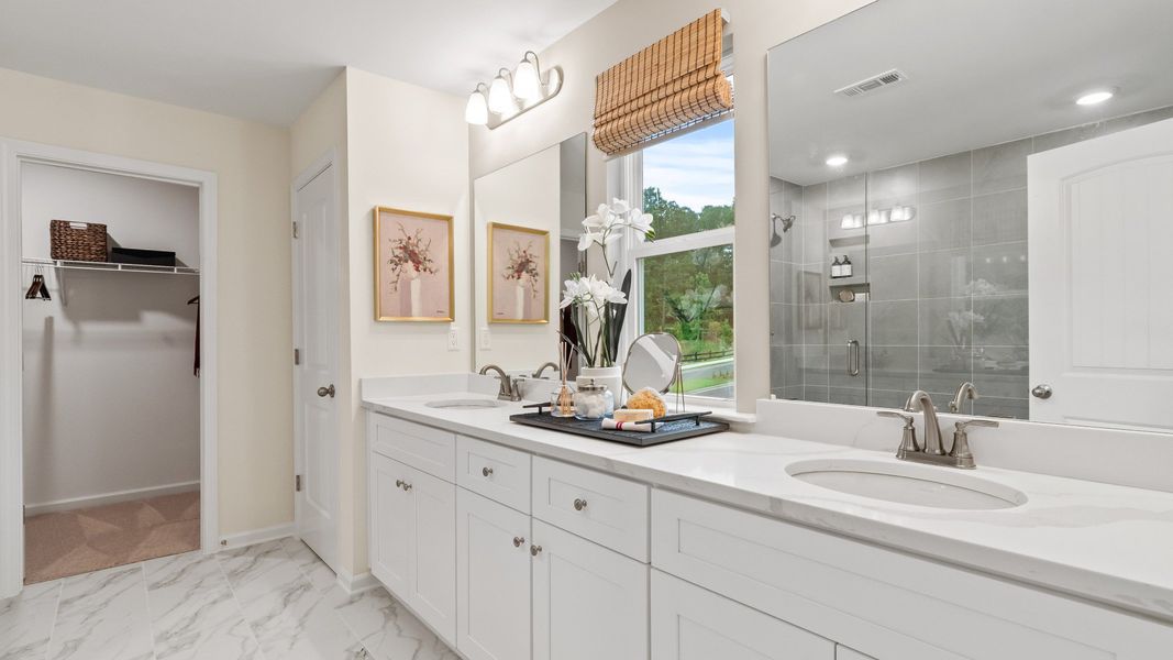 Representative furnished interior of a home built from the Wynwood by DRB Homes in Hamilton Lakes, Loganville (Image 35).