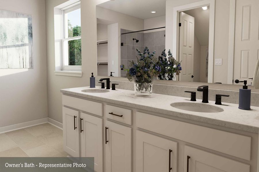 The Courtney - Owner's Bath The Courtney - Owner's Bath