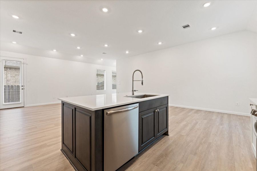 Furnished interior view inside a new home in , Conroe (Image 7). Furnished interior view inside a new home in , Conroe (Image 7).
