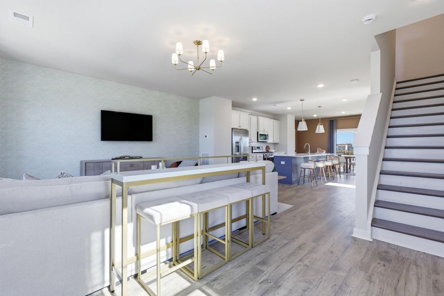 Furnished interior view inside a new home in , Summerville (Image 18).