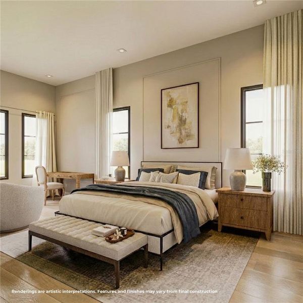 Furnished interior view inside a new home in , Orlando (Image 7).