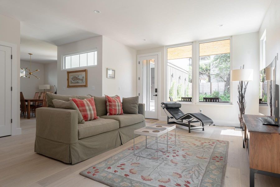 Furnished interior view inside a new home in , Austin (Image 3). Furnished interior view inside a new home in , Austin (Image 3).