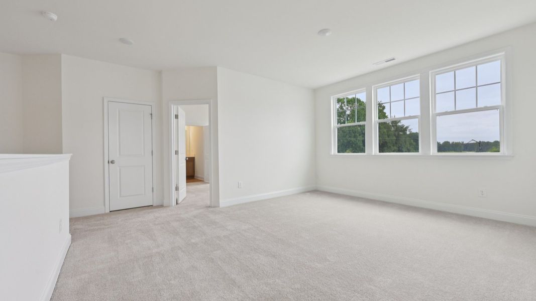 Representative furnished interior of a home built from the Stonehaven by DRB Homes in Campbell Ridge, Angier (Image 34).