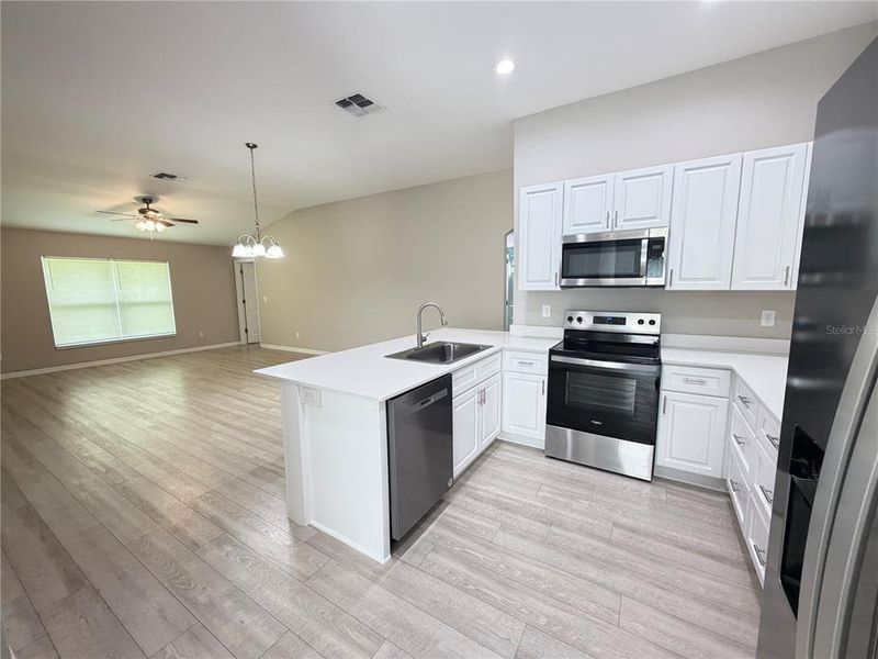 Furnished interior view inside a new home in , Ocala (Image 7).