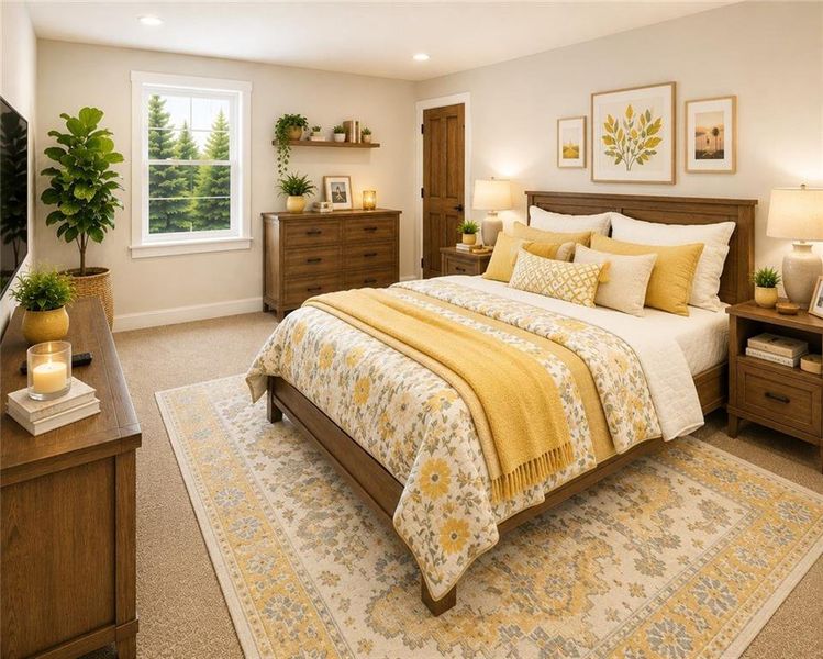 Furnished interior view inside a new home in , Emerson (Image 7).