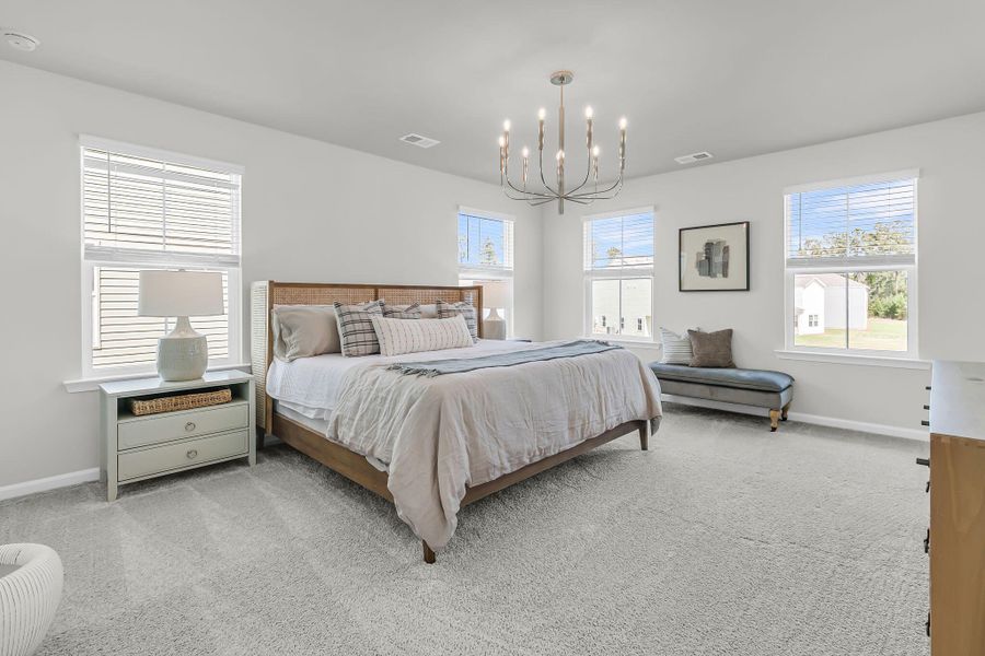 Furnished interior view inside a new home in Wildcat Chase, Summerville (Image 12).