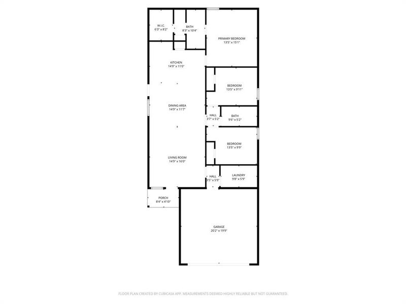 2D floor plan layout of this home in , Granbury, TX (Image 5).