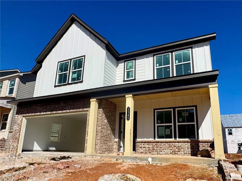 In-progress construction of a new home in Eastlyn Crossing, Flowery Branch, GA (Image 23). In-progress construction of a new home in Eastlyn Crossing, Flowery Branch, GA (Image 23).