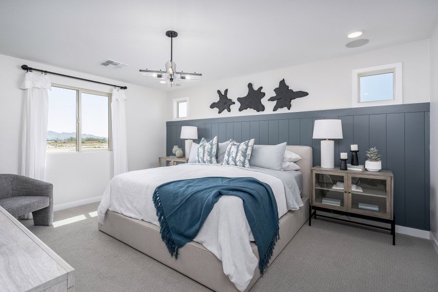 Furnished interior view inside a new home in El Cidro, Goodyear (Image 9). Furnished interior view inside a new home in El Cidro, Goodyear (Image 9).