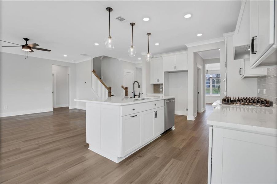 Furnished interior view inside a new home in , Loganville (Image 14).
