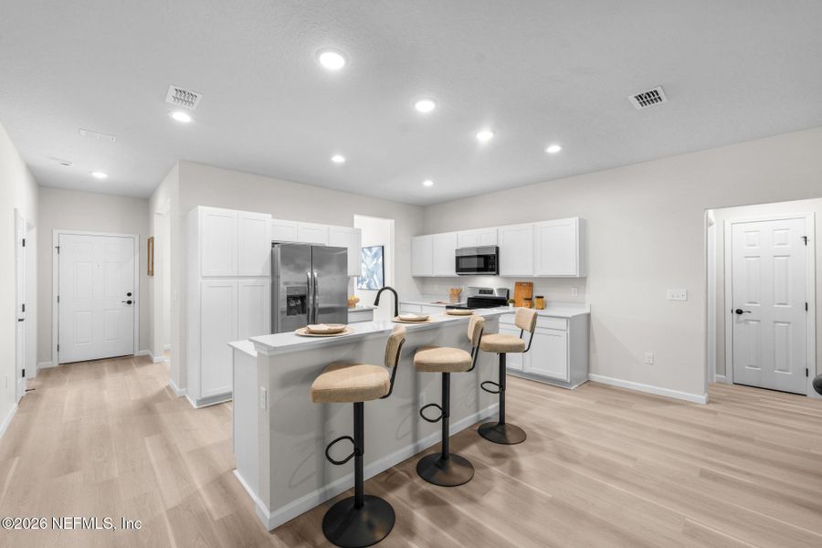 Furnished interior view inside a new home in , Jacksonville (Image 28).