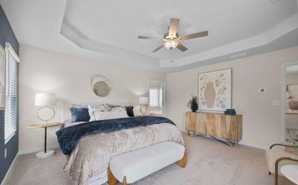 Furnished interior view inside a new home in Walden Park - The Retreat, Jonesboro (Image 25). Furnished interior view inside a new home in Walden Park - The Retreat, Jonesboro (Image 25).