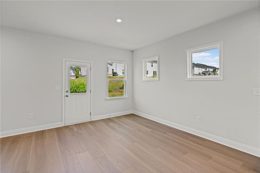 Spacious, unfurnished interior of a new home in Berkeley Mill, Cumming (Image 20). Spacious, unfurnished interior of a new home in Berkeley Mill, Cumming (Image 20).
