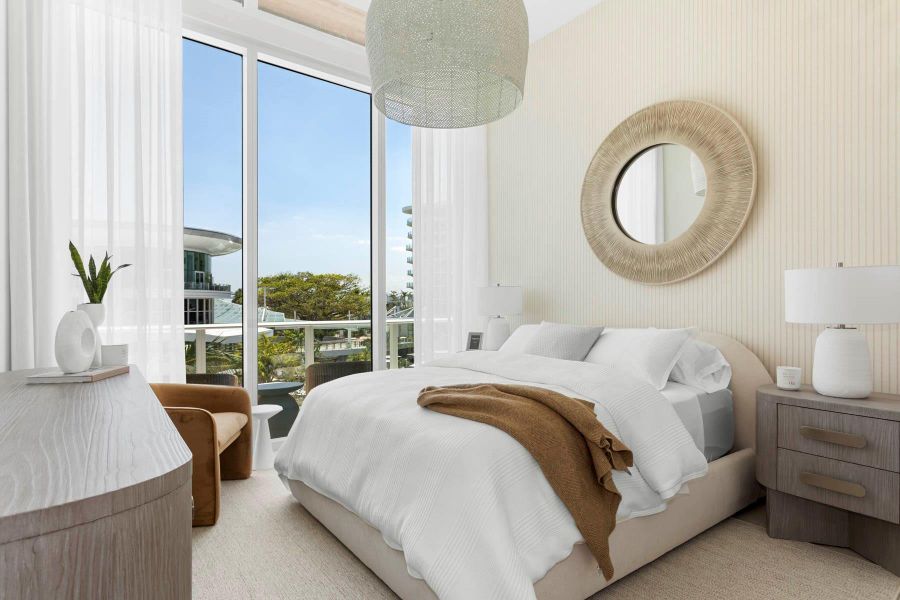 Furnished interior view inside a new home in , Fort Lauderdale (Image 9).