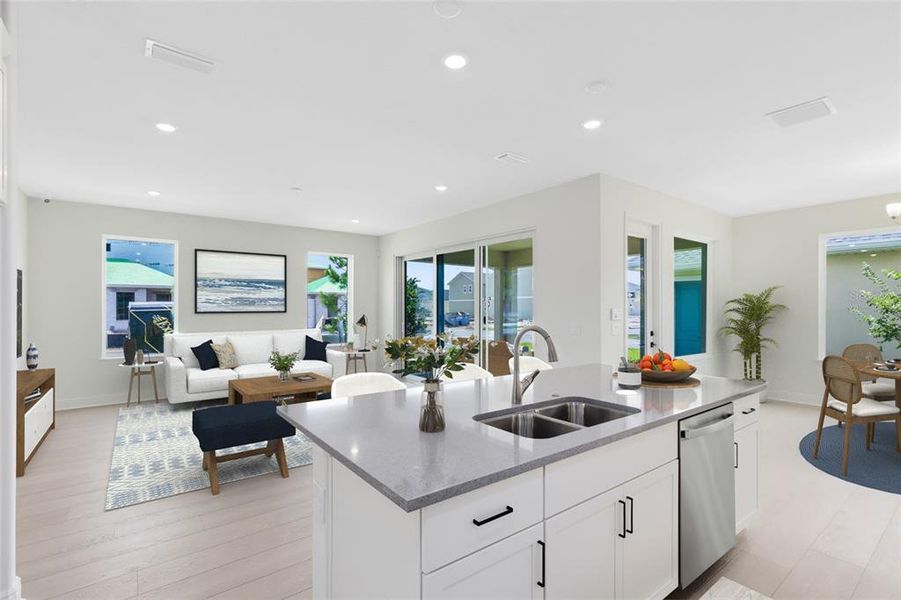 Virtually staged image.