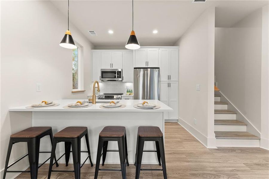 Furnished interior view inside a new home in , Gainesville (Image 16).