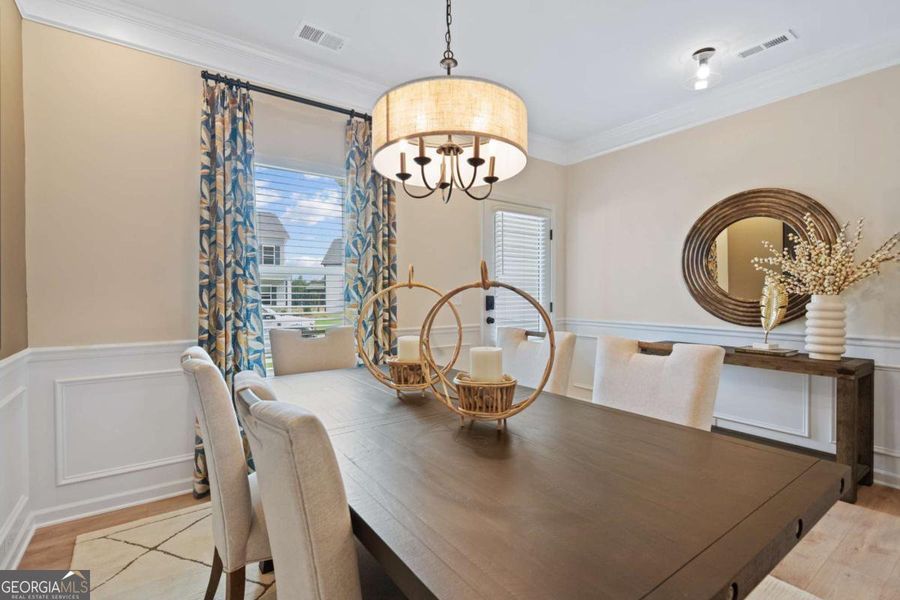 Furnished interior view inside a new home in Maddox Station, Eatonton (Image 5). Furnished interior view inside a new home in Maddox Station, Eatonton (Image 5).