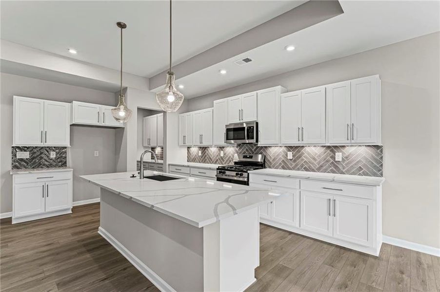 Furnished interior view inside a new home in The Reserve At Liberty Park, Braselton (Image 3). Furnished interior view inside a new home in The Reserve At Liberty Park, Braselton (Image 3).
