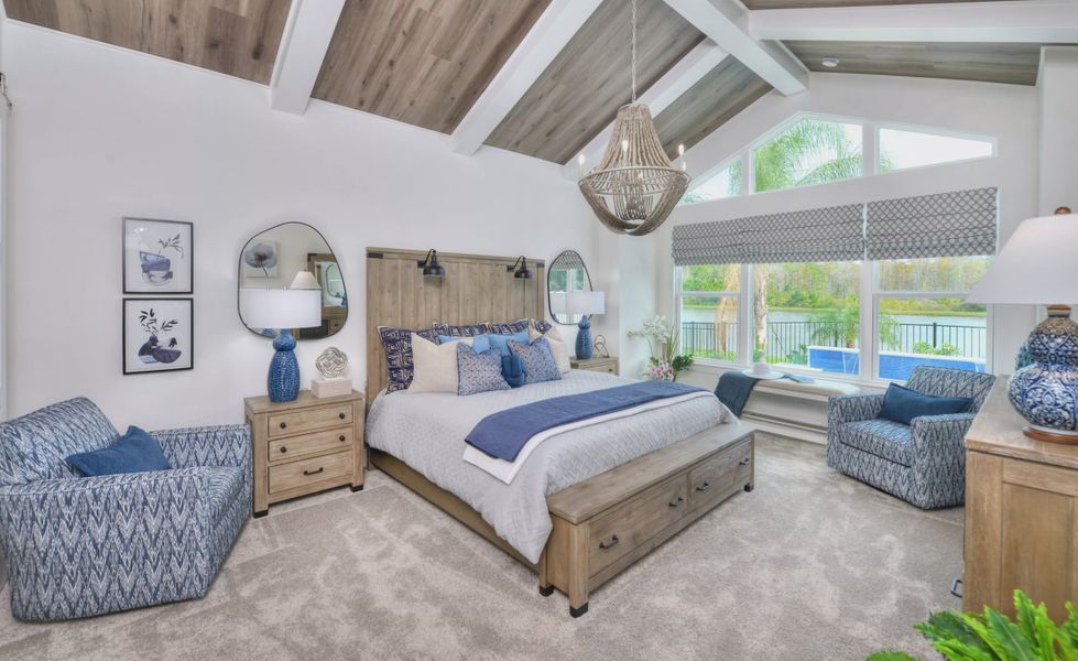 Furnished interior view inside a new home in Mosaic, Daytona Beach (Image 21).