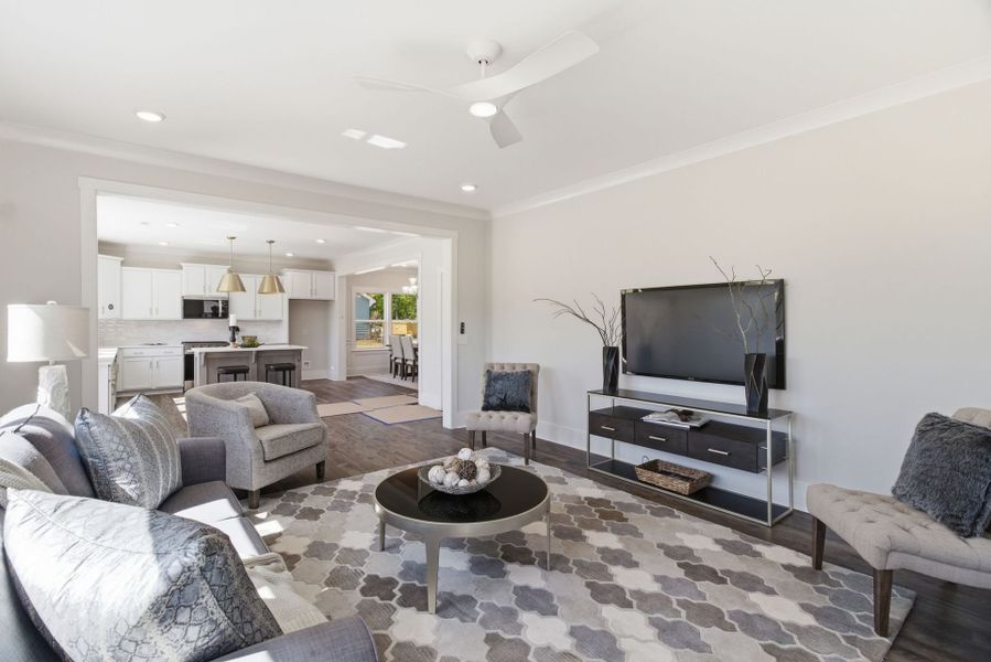 Furnished interior view inside a new home in Parc Northwest, Elon (Image 15).
