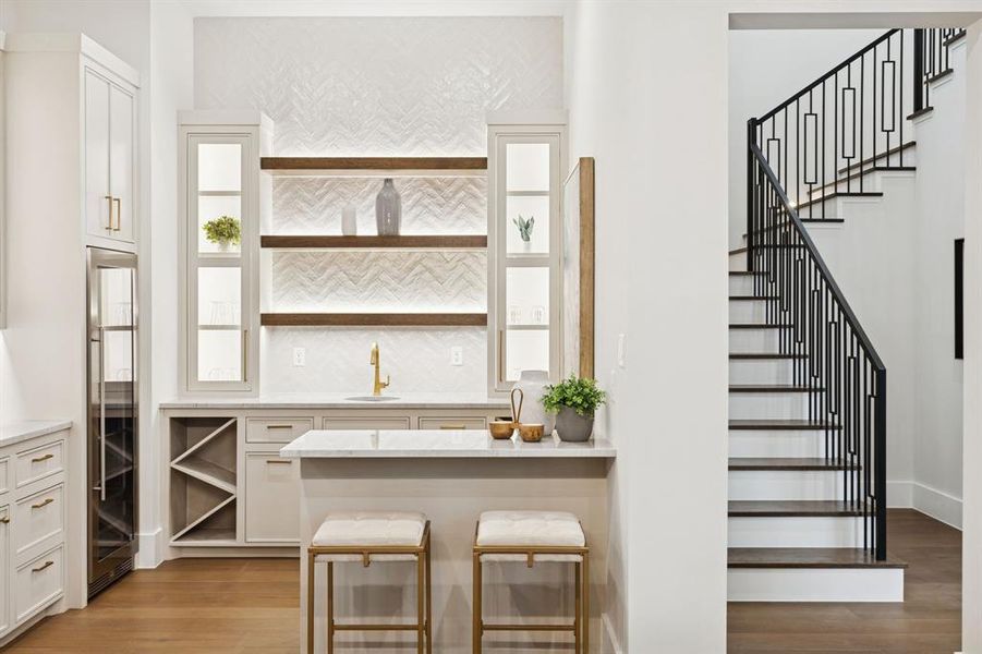 Furnished interior view inside a new home in , Keller (Image 11).