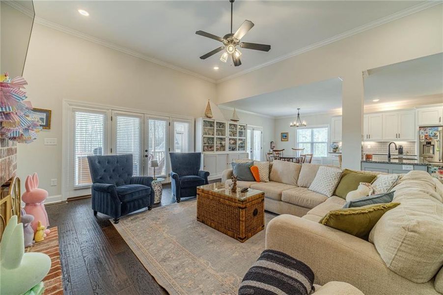 Furnished interior view inside a new home in , Statham (Image 22).