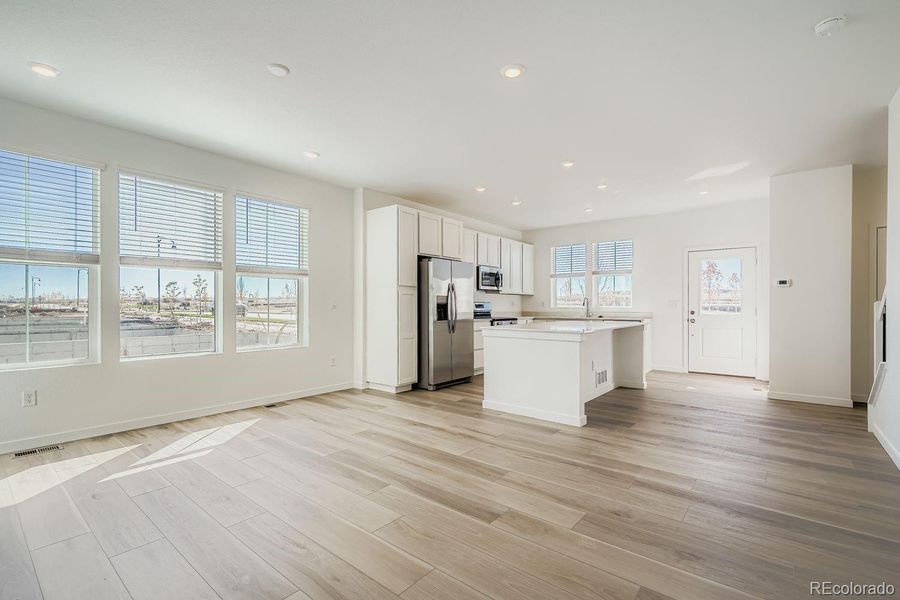 Spacious, unfurnished interior of a new home in Parterre: The Parkside Collection, Thornton (Image 12). Spacious, unfurnished interior of a new home in Parterre: The Parkside Collection, Thornton (Image 12).