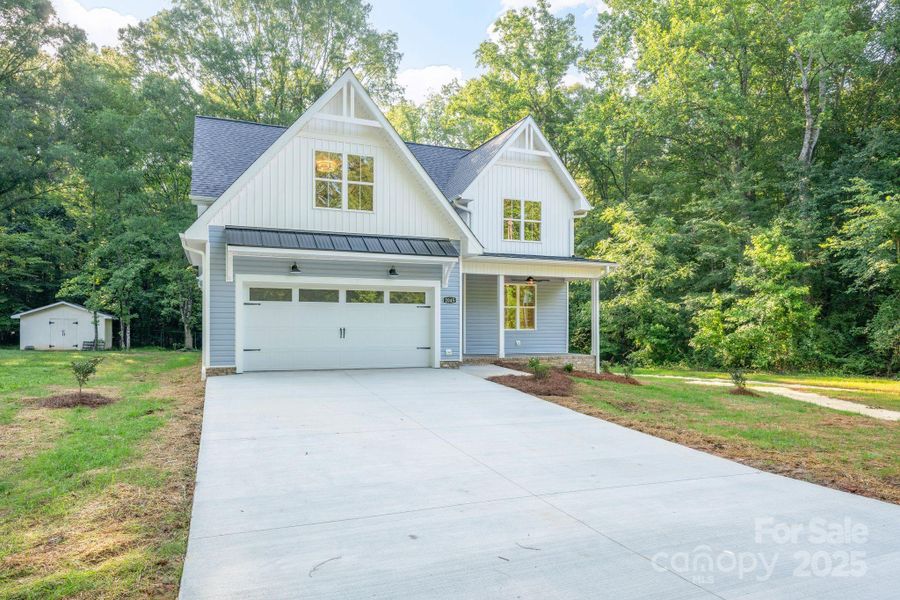 Front exterior of a new home in , Winston-Salem, NC, highlighting curb appeal (Image 25).