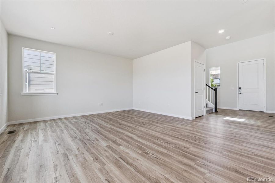 Spacious, unfurnished interior of a new home in Floret Collection at Parkdale Commons, Lafayette (Image 17).