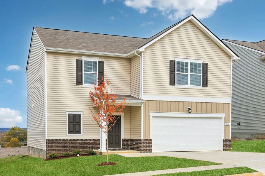 Representative exterior photo of a completed home built from the Luminary by Starlight Homes in The Summit at Carters Station, Columbia, TN (Image 2).