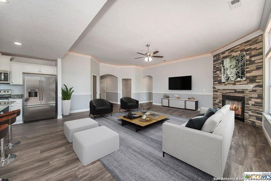 Furnished interior view inside a new home in Marion Park, Marion (Image 4).