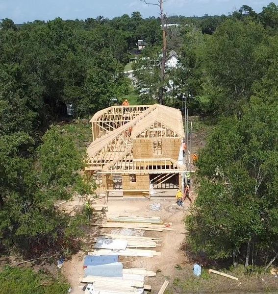 In-progress construction of a new home in , Conroe, TX (Image 5). In-progress construction of a new home in , Conroe, TX (Image 5).