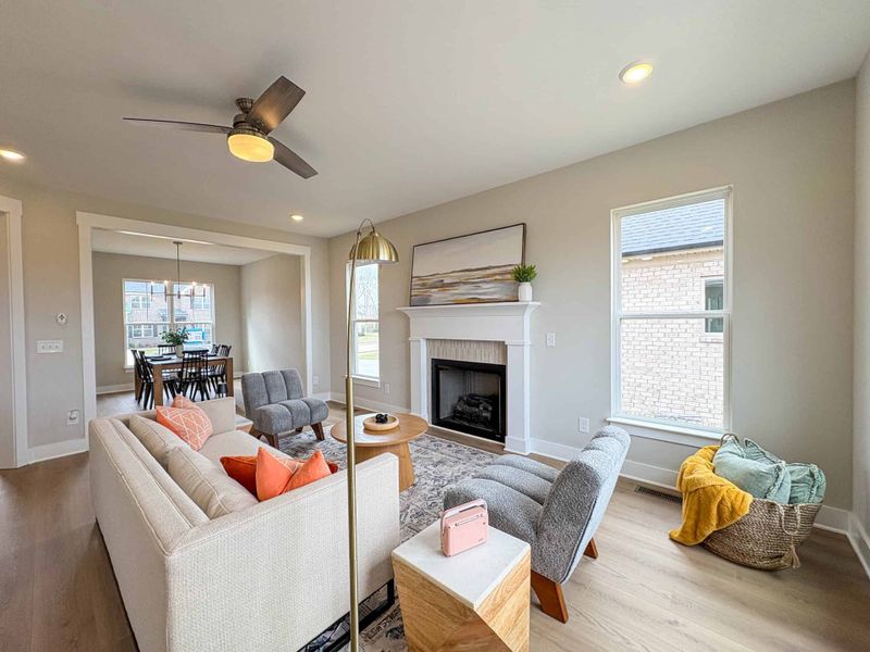 Furnished interior view inside a new home in Westfield Manor Homes, Gallatin (Image 6).
