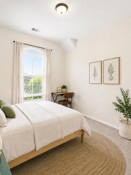 Furnished interior view inside a new home in Pomona, Manvel (Image 19).