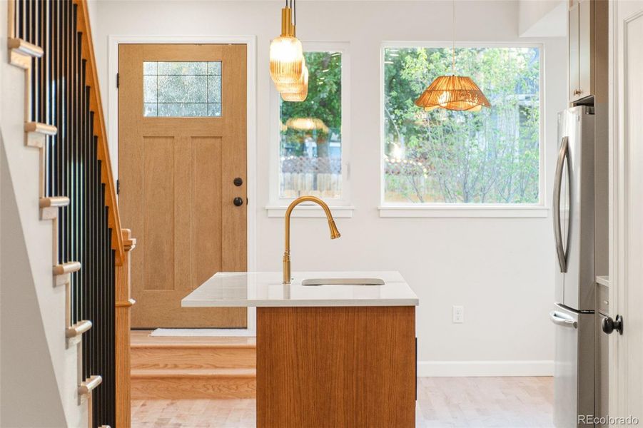 Furnished interior view inside a new home in , Denver (Image 12).