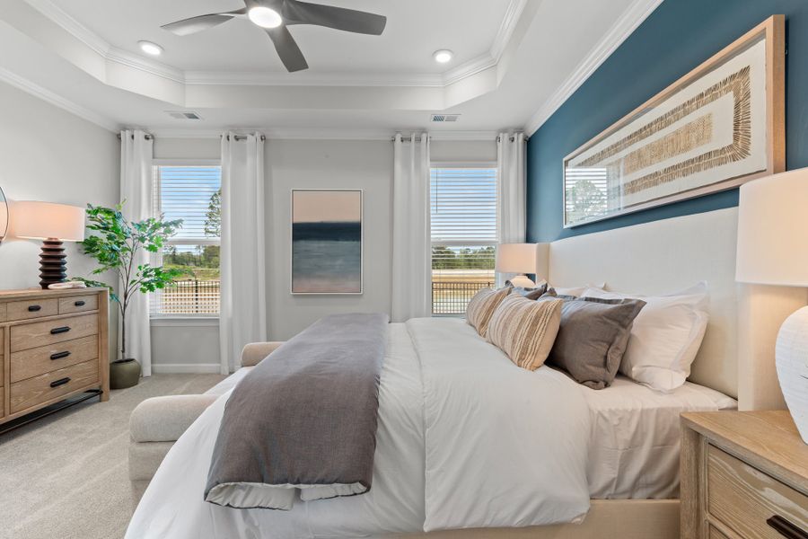 Furnished interior view inside a new home in Terrapin, Leland (Image 18).
