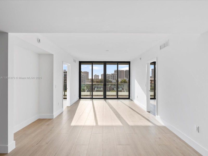 Living Room with Sheer Shades