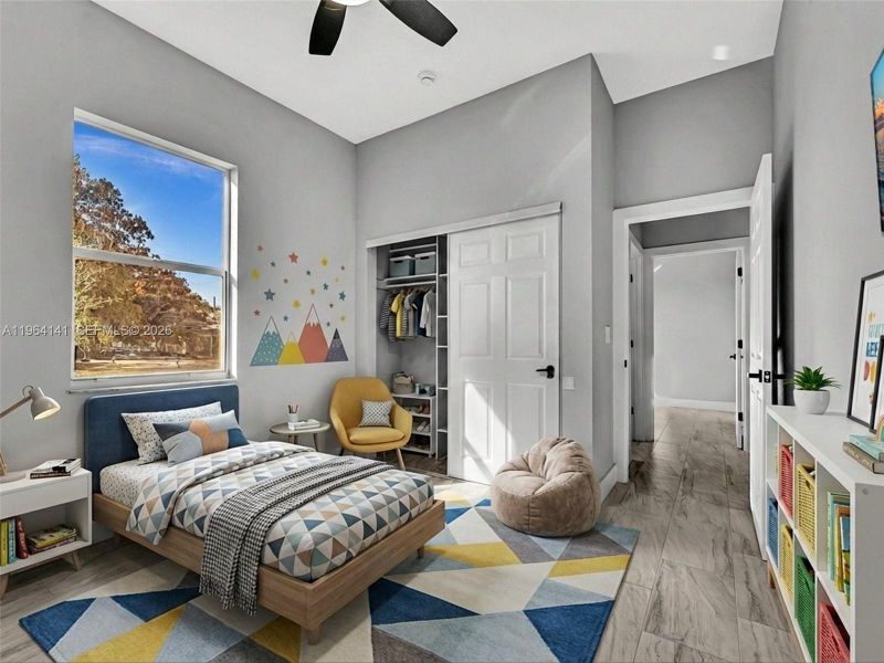 Furnished interior view inside a new home in , Fort Pierce (Image 8).