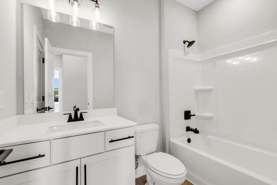 Furnished interior view inside a new home in Echo Park, Suwanee (Image 6). Furnished interior view inside a new home in Echo Park, Suwanee (Image 6).