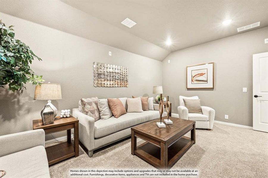 Furnished interior view inside a new home in Addison Hills Classic 60s, Cedar Hill (Image 35). Furnished interior view inside a new home in Addison Hills Classic 60s, Cedar Hill (Image 35).