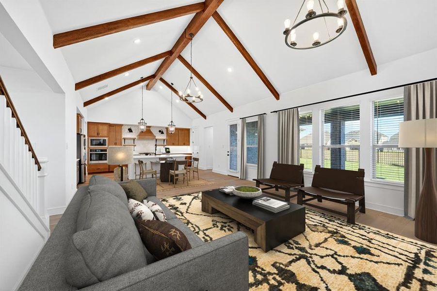 Furnished interior view inside a new home in Wellington, Haslet (Image 10). Furnished interior view inside a new home in Wellington, Haslet (Image 10).