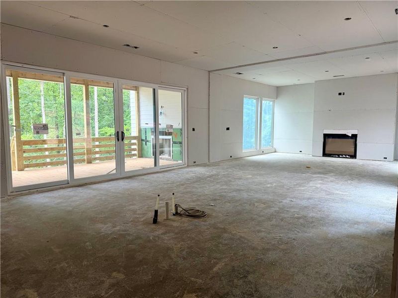 In-progress construction of a new home in Aster, Roswell, GA (Image 41).