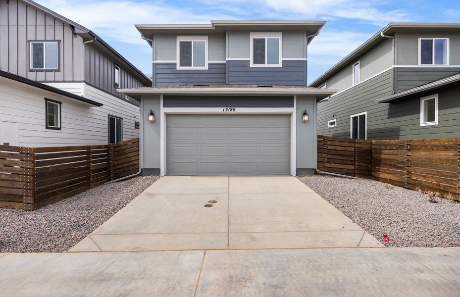 Exterior details and patio area of a home in Barefoot Village, Firestone (Image 22). Exterior details and patio area of a home in Barefoot Village, Firestone (Image 22).