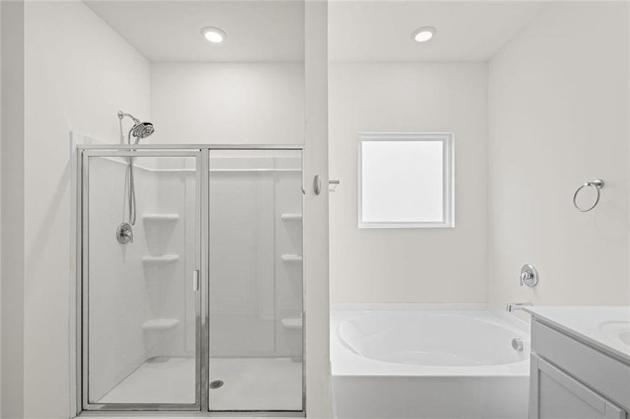 Furnished interior view inside a new home in Twin Lakes, Hoschton (Image 17).