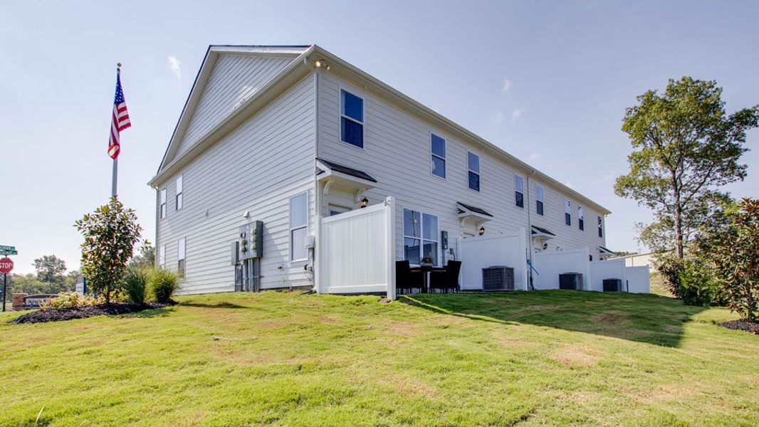 Front exterior of a new home in King's Landing, Lewisburg, TN, highlighting curb appeal (Image 2).