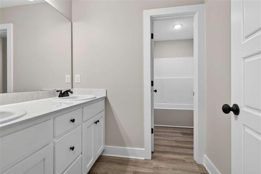 Furnished interior view inside a new home in , Winder (Image 9).