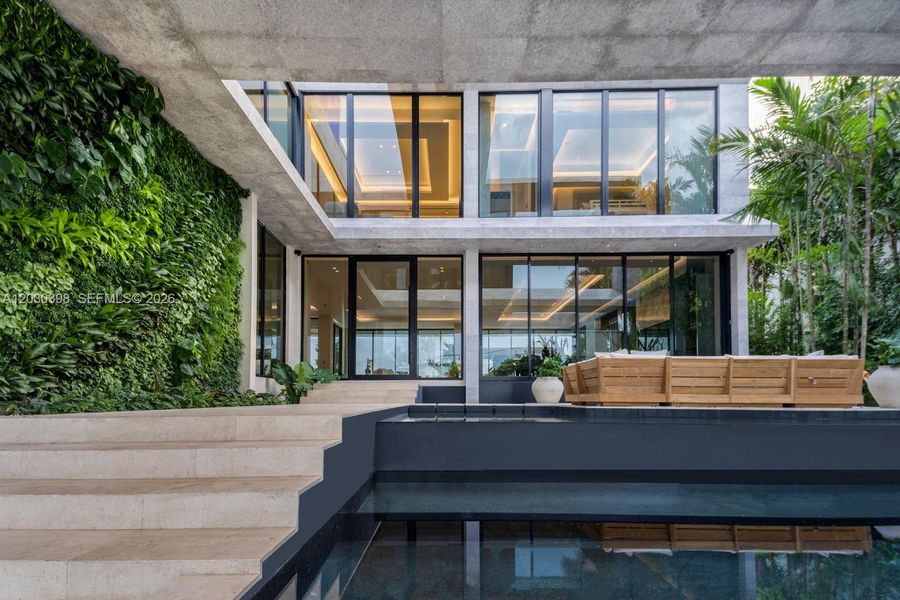 Exterior details and patio area of a home in , Miami Beach (Image 25).